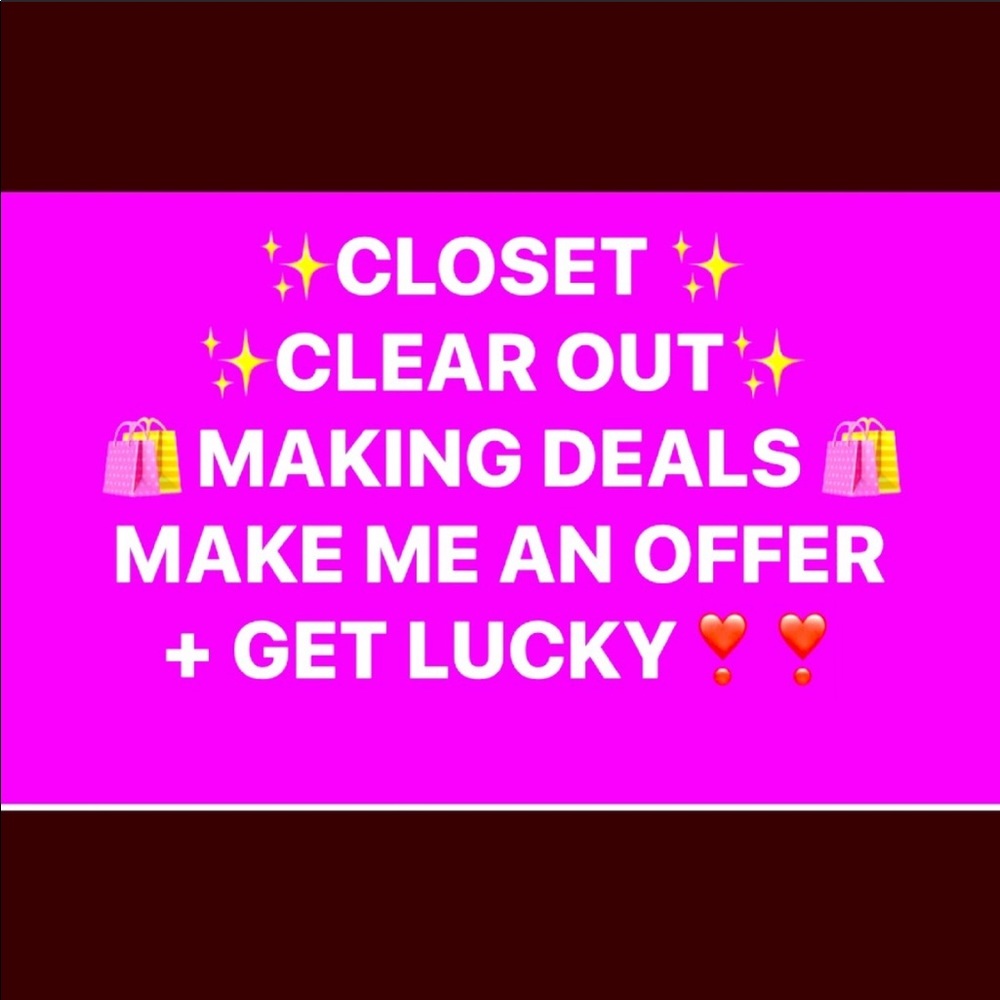 THIS WEEKEND...close out sale